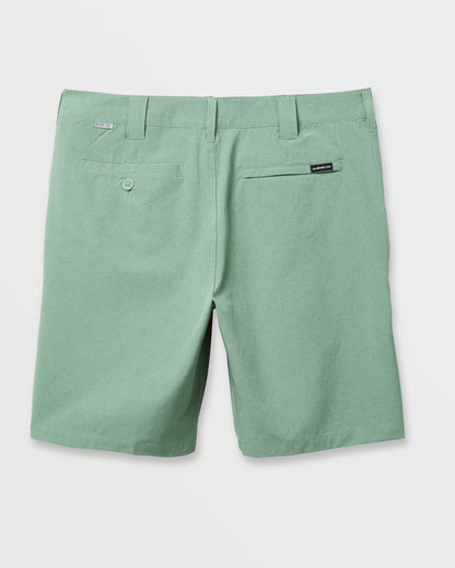 Union Heather 20" Amphibian Hybrid Shorts - Granite Green - Quick Silver
