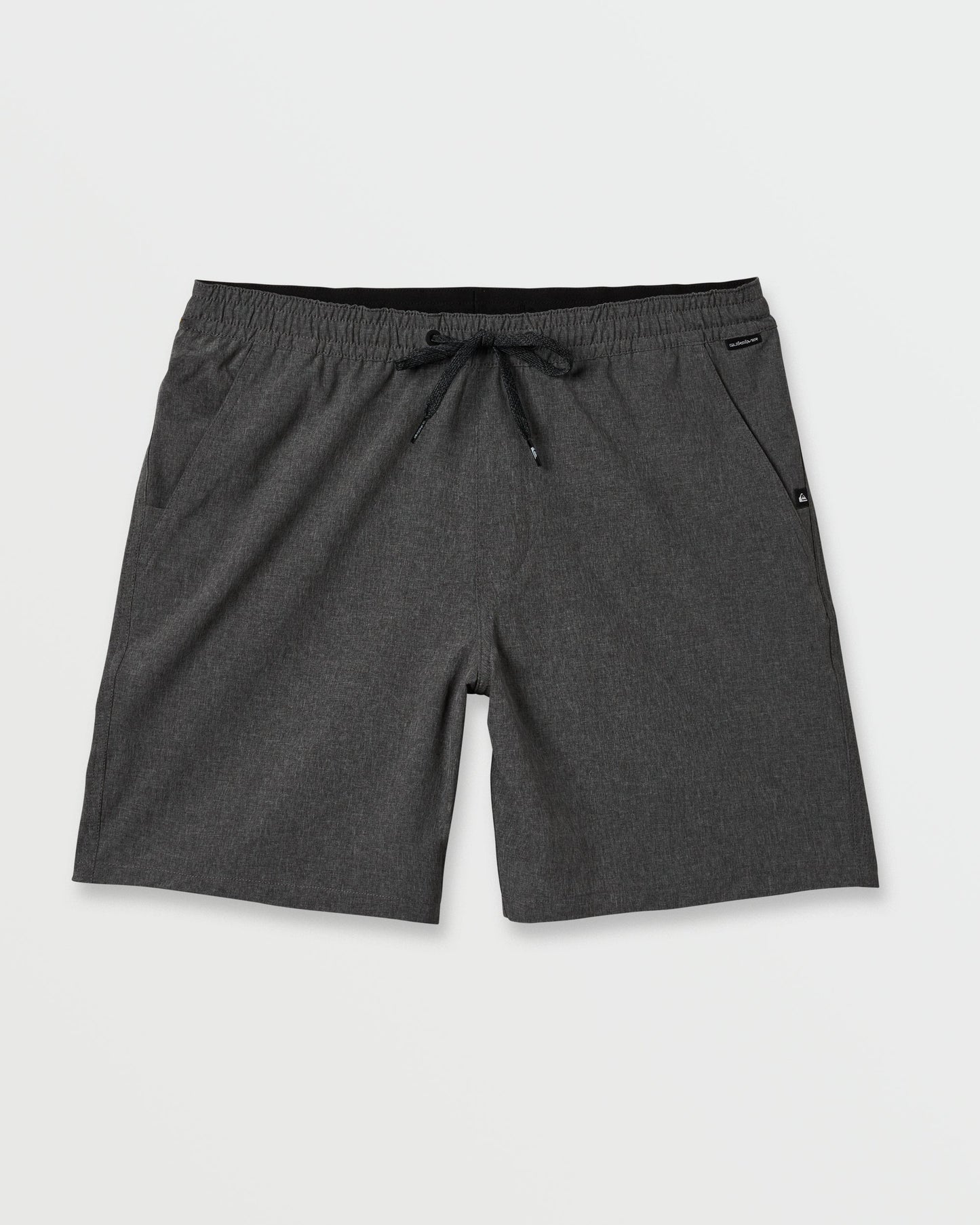 Quick Silver Taxer Heather Amphibian 18" Hybrid Shorts - Black