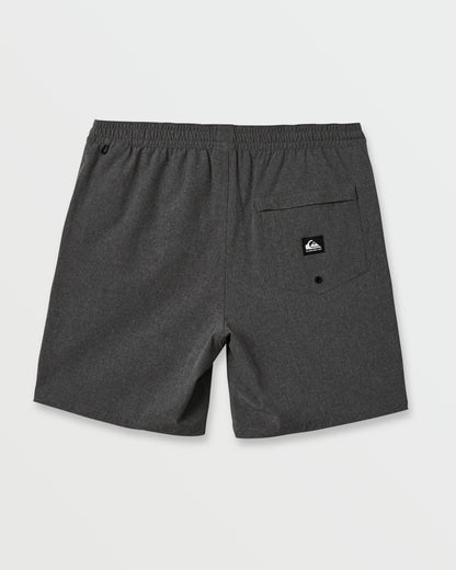 Quick Silver Taxer Heather Amphibian 18" Hybrid Shorts - Black