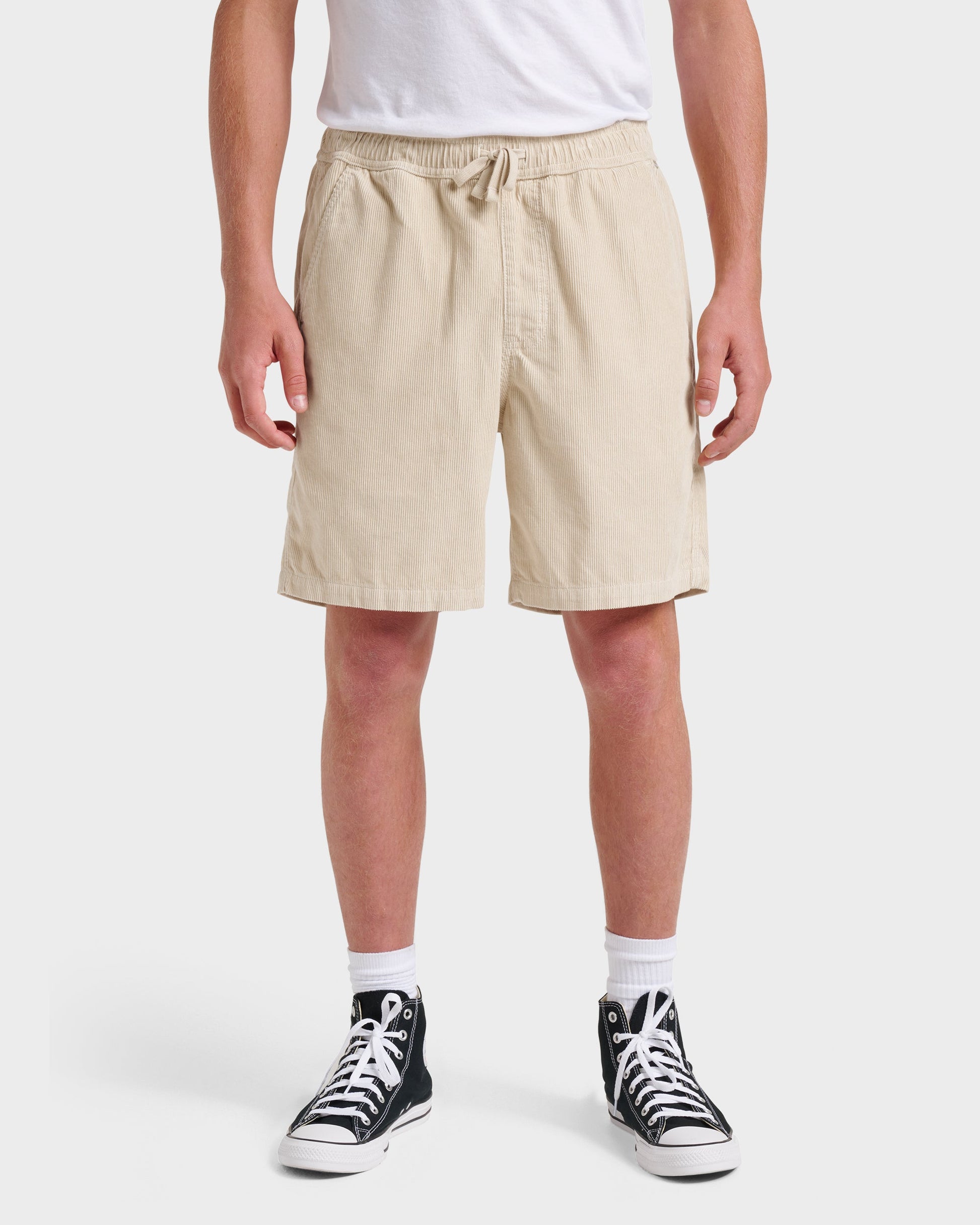 Taxer Corduroy Shorts - Fog Grey - Quick Silver