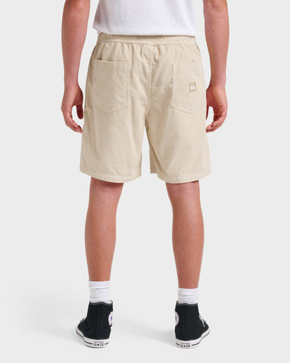 Taxer Corduroy Shorts - Fog Grey - Quick Silver