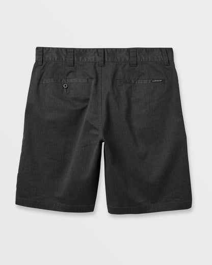 Union Stretch Shorts - Charcoal Heather - Quick Silver