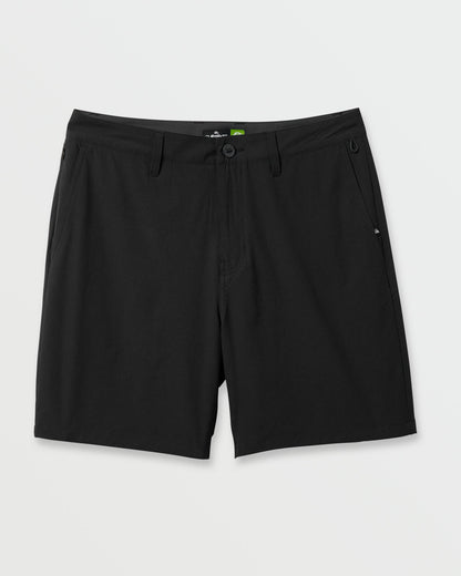 Union Transit 19" Amphibian Hybrid Shorts - Black - Quick Silver