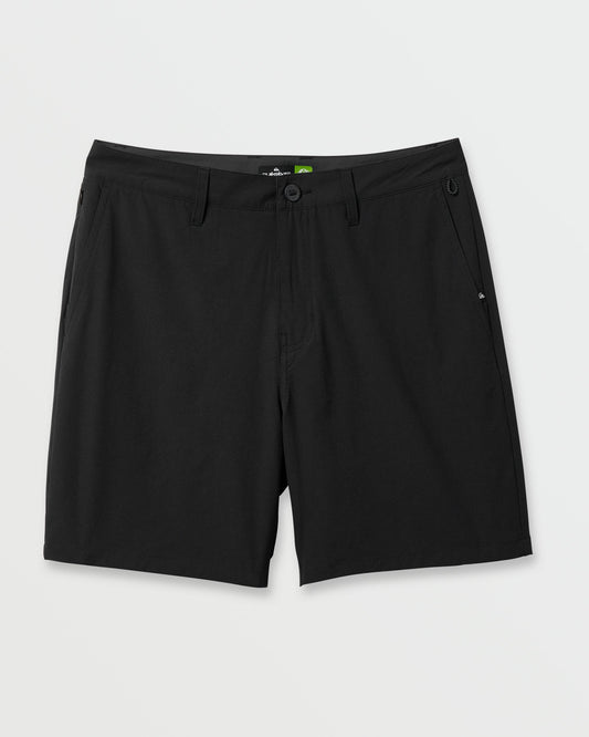 Union Transit 19" Amphibian Hybrid Shorts - Black - Quick Silver