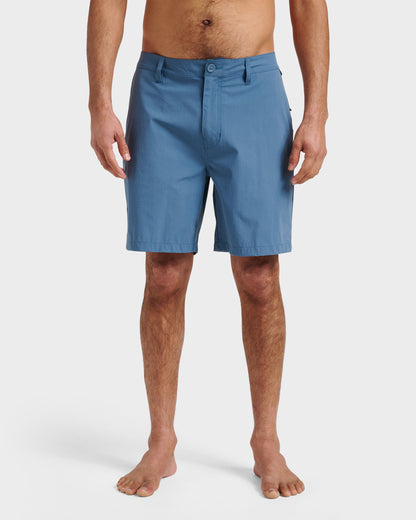 Union Transit 19" Amphibian Hybrid Shorts - China Blue - Quick Silver