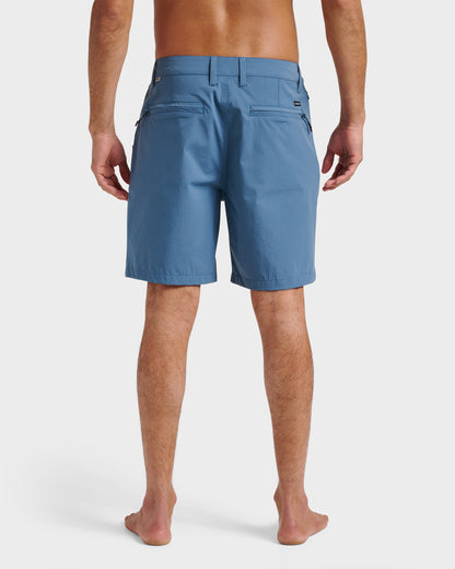 Union Transit 19" Amphibian Hybrid Shorts - China Blue - Quick Silver