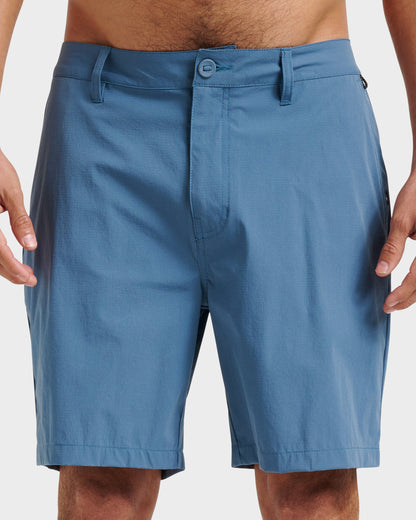 Union Transit 19" Amphibian Hybrid Shorts - China Blue - Quick Silver