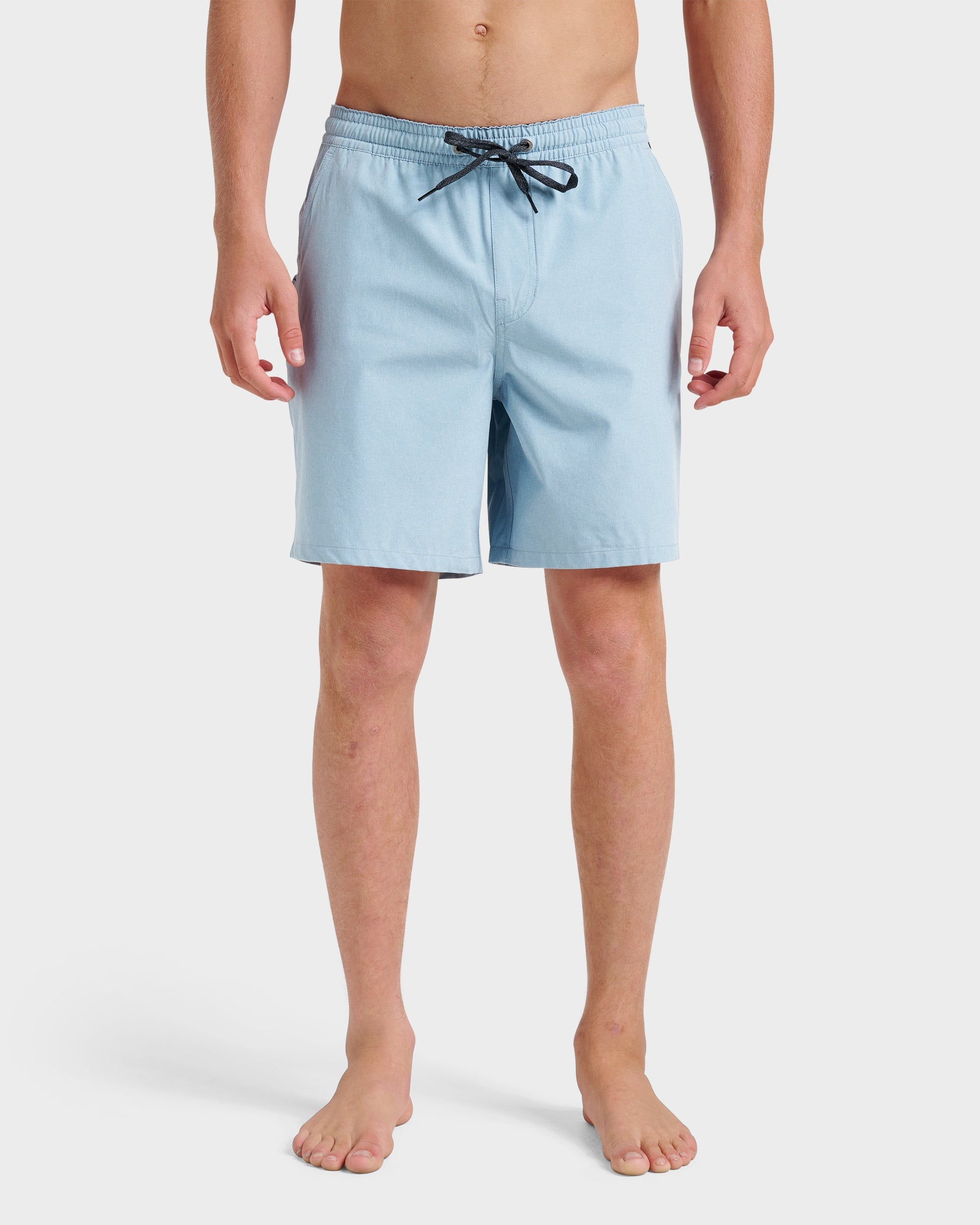 Taxer Heather Amphibian 18" Hybrid Shorts - Ashley Blue - Quick Silver