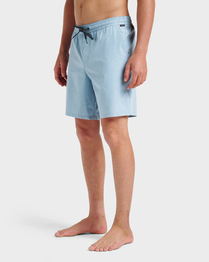 Taxer Heather Amphibian 18" Hybrid Shorts - Ashley Blue - Quick Silver