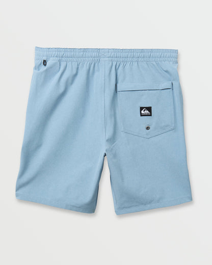 Taxer Heather Amphibian 18" Hybrid Shorts - Ashley Blue - Quick Silver