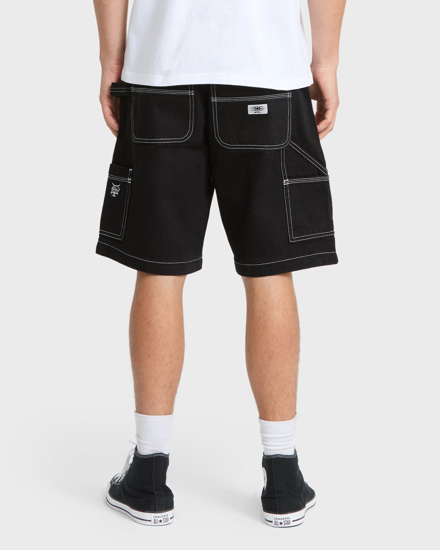 Mercury Carpenter Denim Short - Black - Quick Silver
