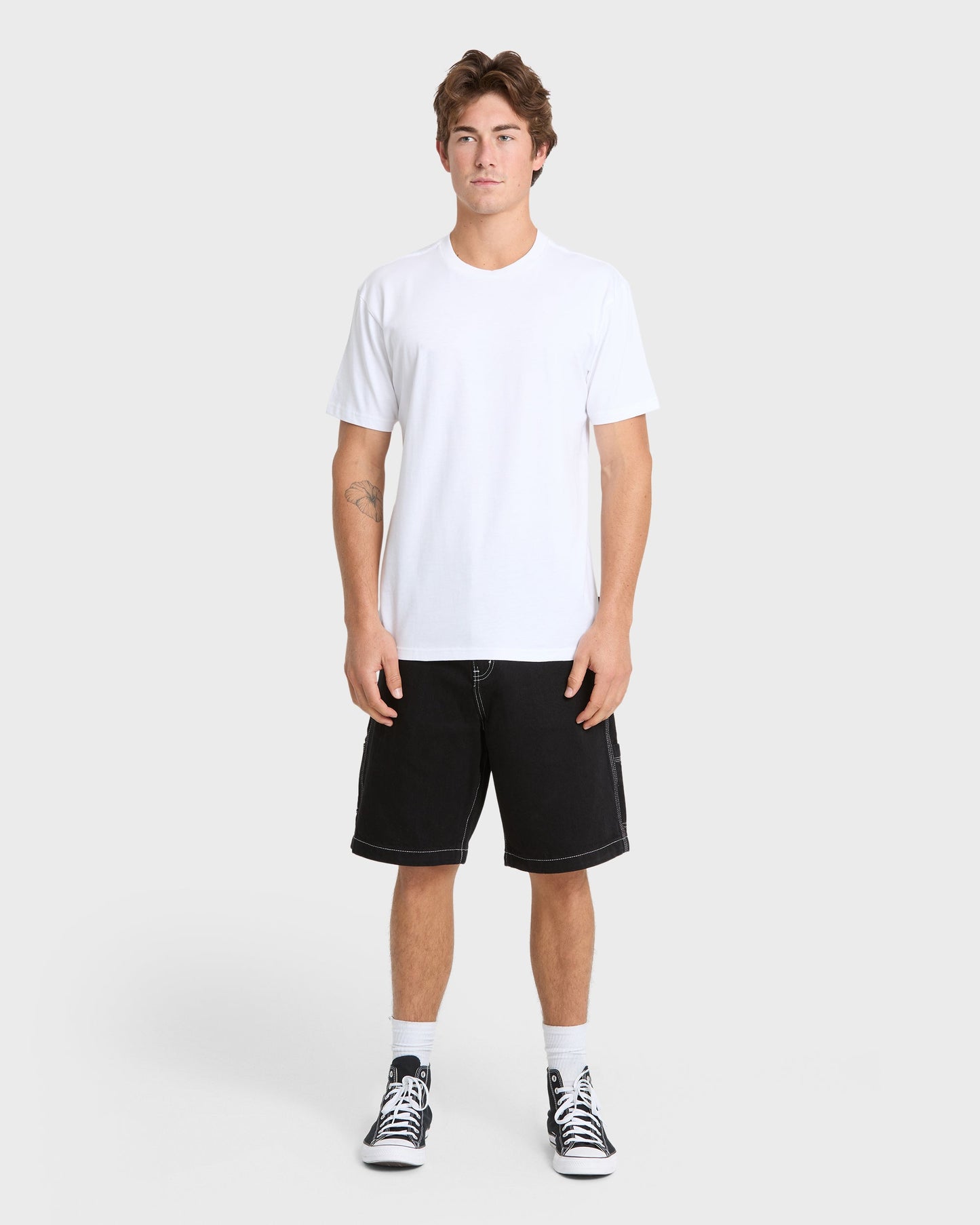 Mercury Carpenter Denim Short - Black - Quick Silver