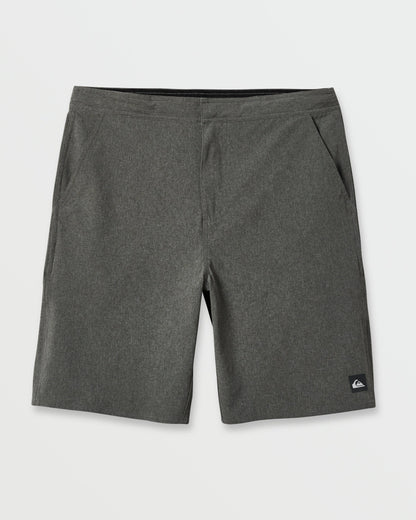 Waterman Suva 20" Amphibian Hybrid Shorts - Dark Grey Heather - Quick Silver