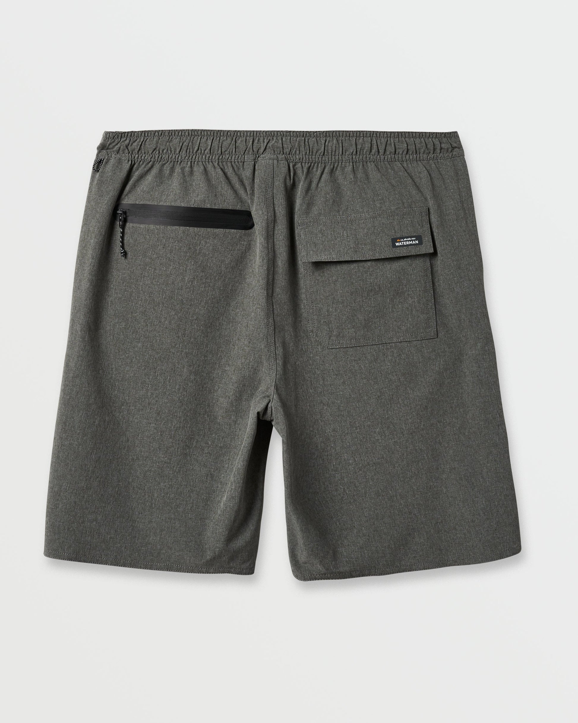 Waterman Suva 20" Amphibian Hybrid Shorts - Dark Grey Heather - Quick Silver