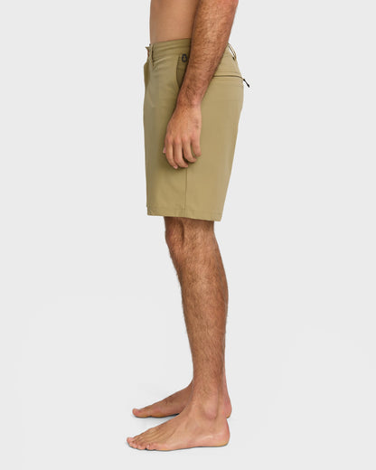 Union Transit 19" Amphibian Hybrid Shorts - Twill - Quick Silver