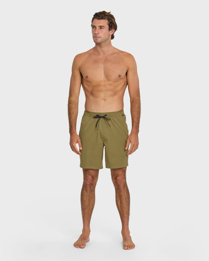 Taxer Amphibian 18" Hybrid Shorts - Aloe - Quick Silver