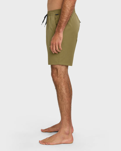 Taxer Amphibian 18" Hybrid Shorts - Aloe - Quick Silver