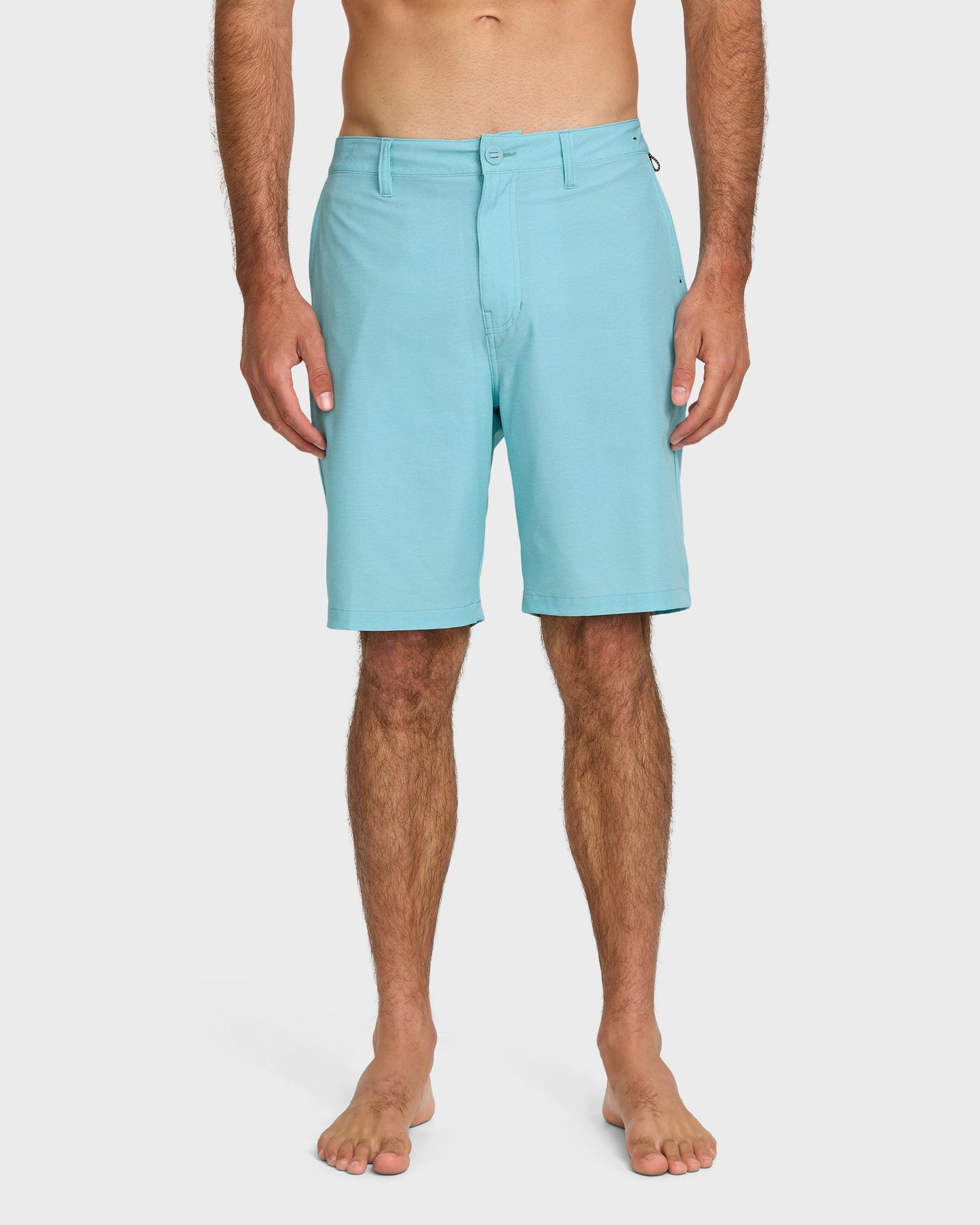 Union Heather 20" Amphibian Hybrid Shorts - Aqua Blue - Quick Silver