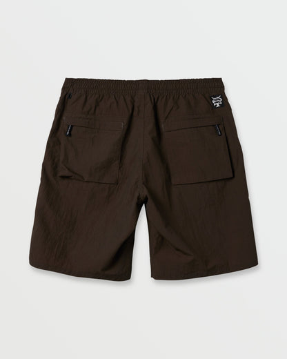 Mercury 20" Amphibian Hybrid Shorts - Dark Roast Brown - Quick Silver
