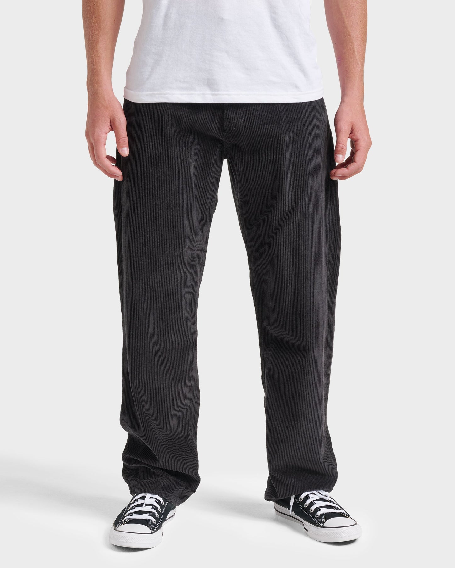 Landers Cord Pants - Phantom - Quick Silver