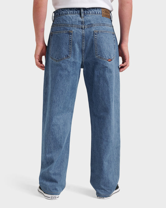 Baggy Denim Pants - Medium Indigo - Quick Silver
