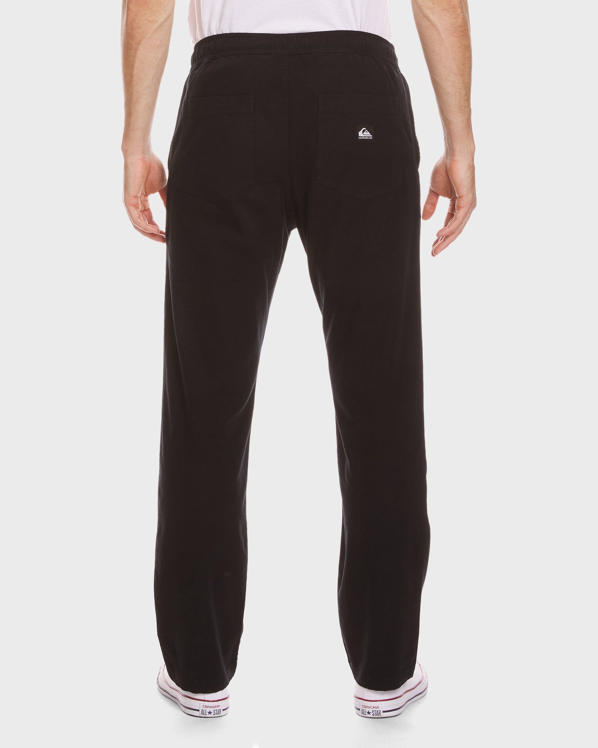 Stretch Canvas Beach Pants - Black - Quick Silver