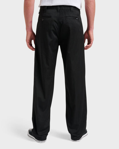 Union Stretch Pants - Black - Quick Silver