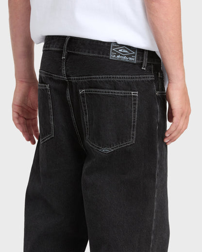 Baggy Denim Pants - Black Wash - Quick Silver