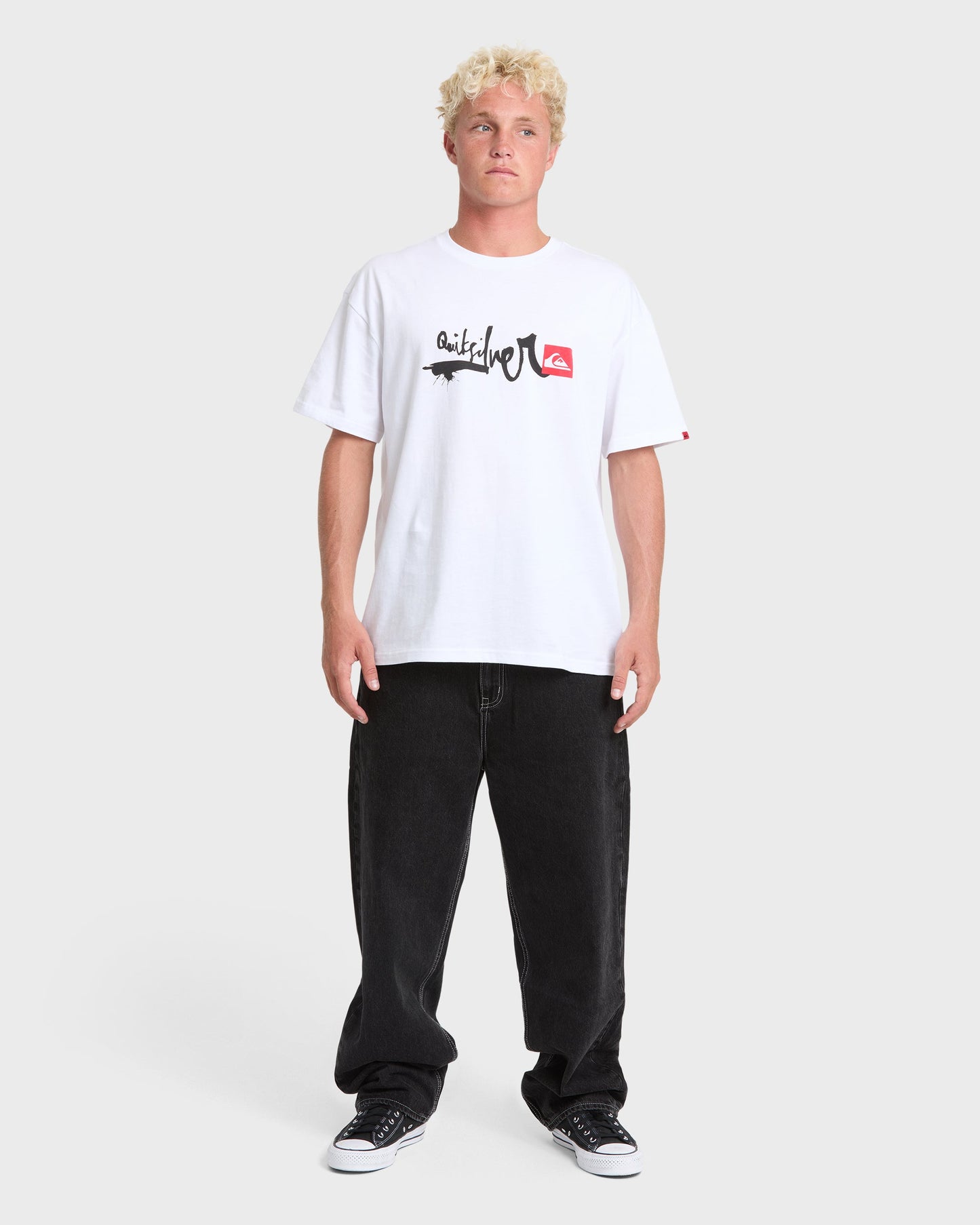 Baggy Denim Pants - Black Wash - Quick Silver