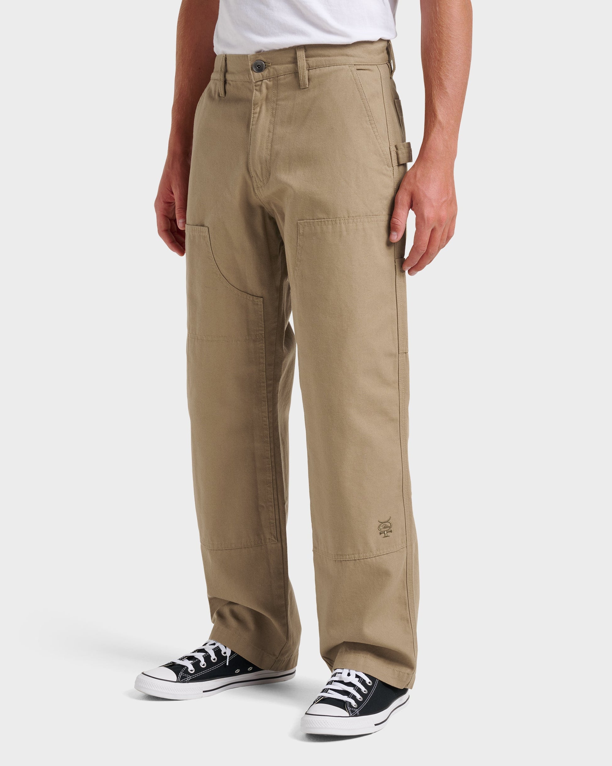 Mercury Carpenter Pants - Deep Khaki - Quick Silver