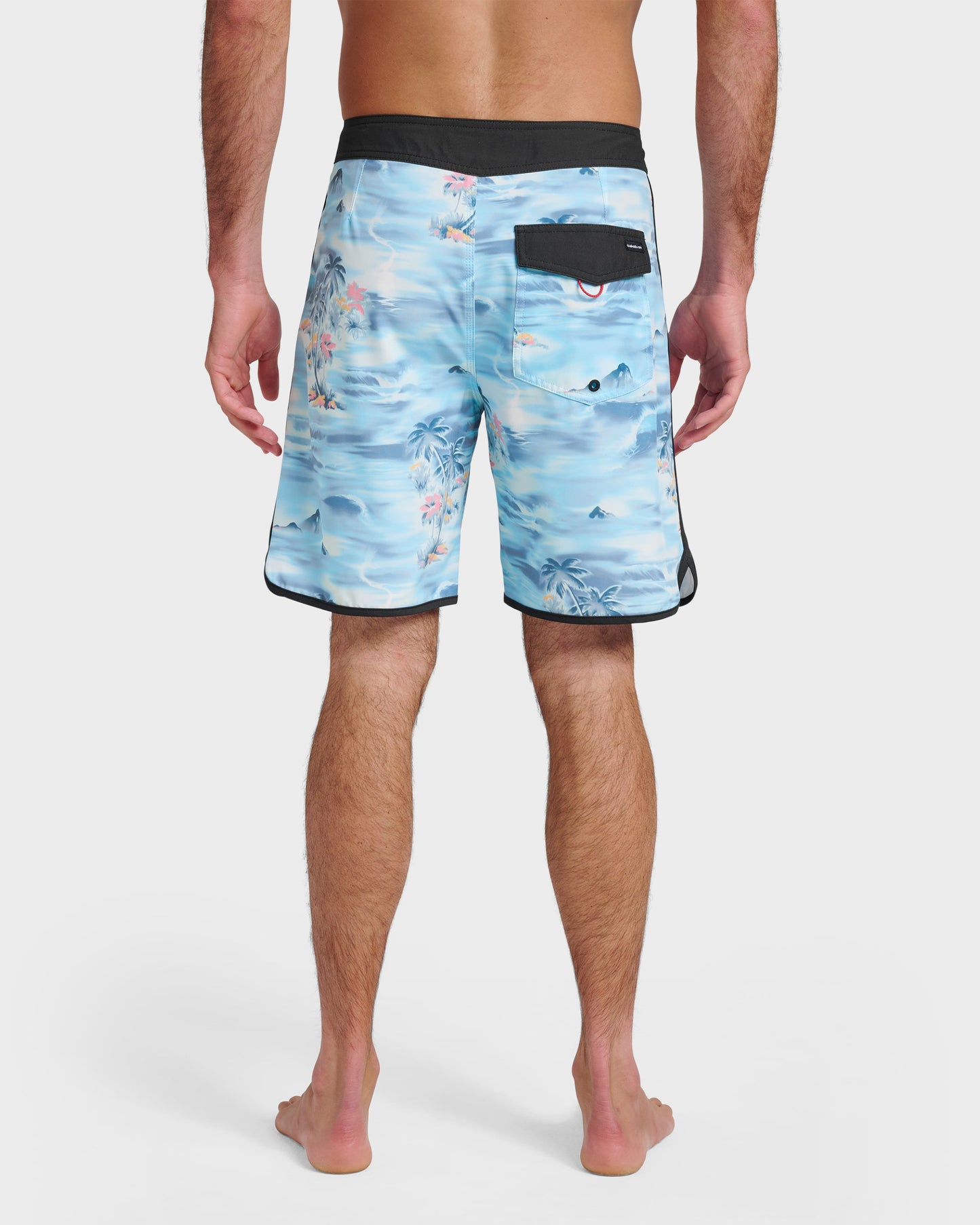 Surfsilk Tropical Surf 19" Boardshorts - Total Eclipse - Quick Silver