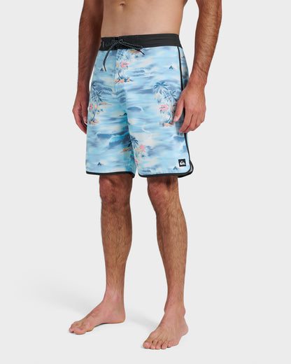 Surfsilk Tropical Surf 19" Boardshorts - Total Eclipse - Quick Silver