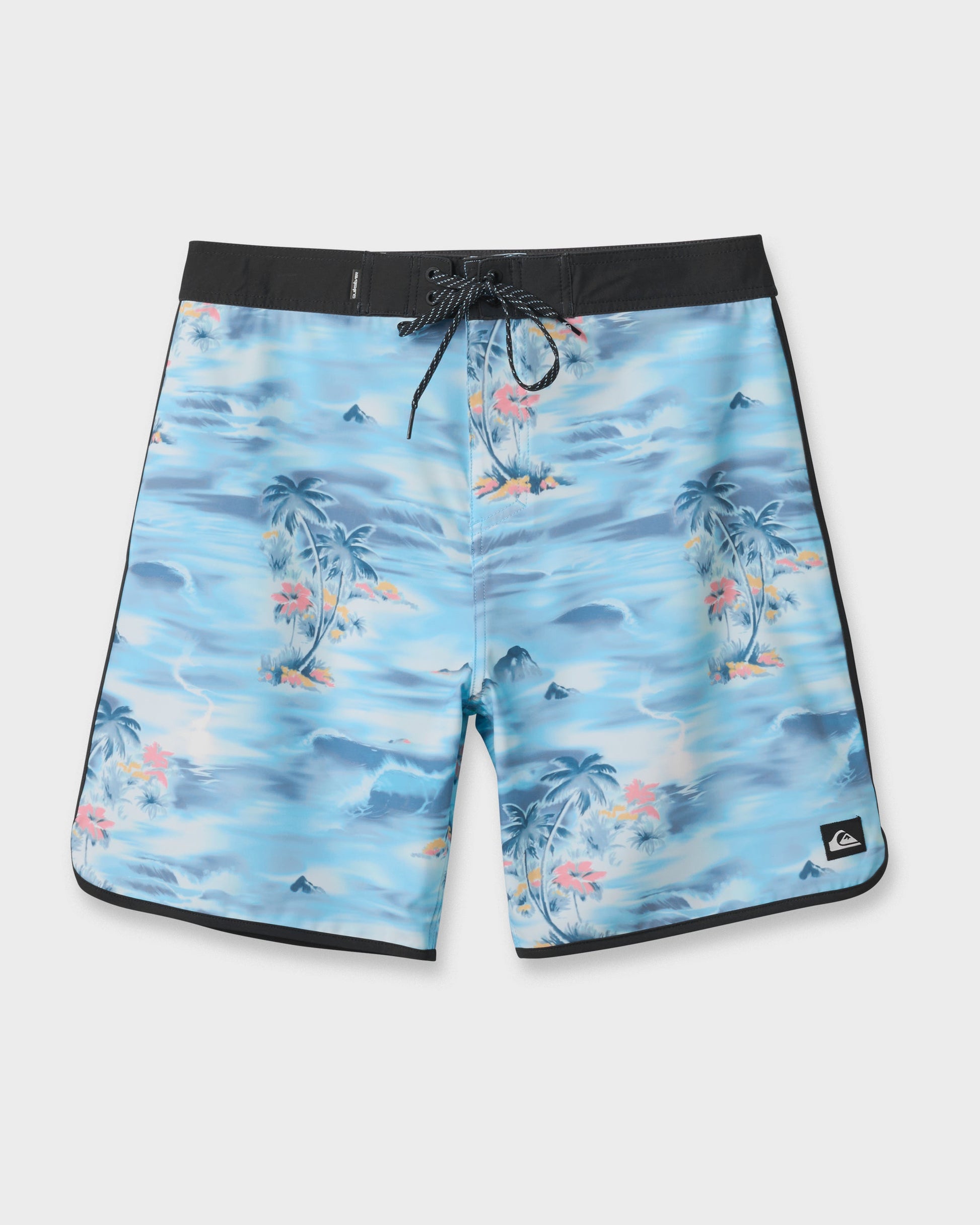Surfsilk Tropical Surf 19" Boardshorts - Total Eclipse - Quick Silver