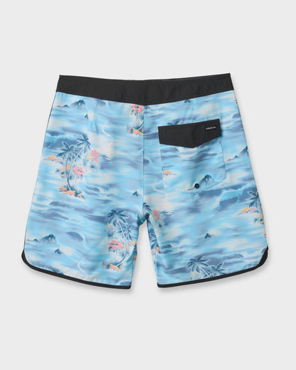 Surfsilk Tropical Surf 19" Boardshorts - Total Eclipse - Quick Silver
