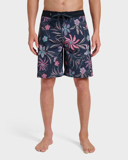 Highline Straight Leg 19" Boardshorts - Total Eclipse - Quick Silver