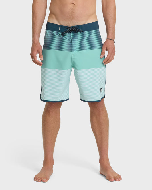 Surfsilk Tijuana 19" Boardshorts - Aqua Blue - Quick Silver