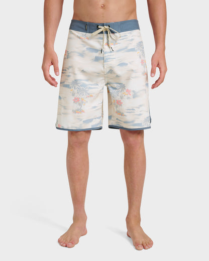 Surfsilk Tropical Surf 19" Boardshorts - Moonstruck - Quick Silver