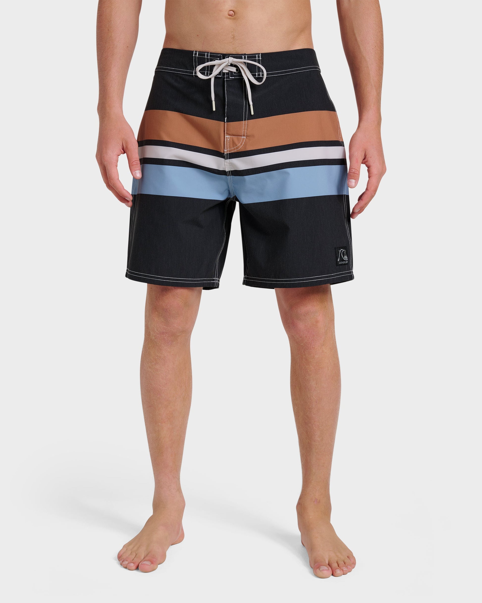 Original Straight Leg 18" Boardshorts - Black - Quick Silver