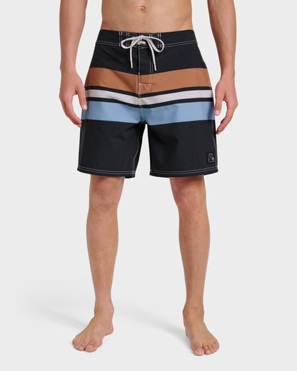 Original Straight Leg 18" Boardshorts - Black - Quick Silver