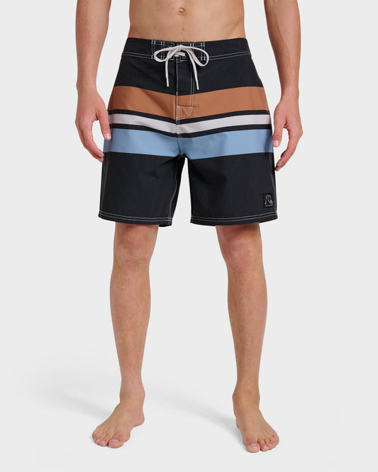 Original Straight Leg 18" Boardshorts - Black - Quick Silver