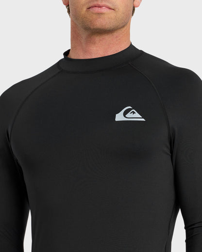 Everyday UPF 50 Long Sleeve Rashguard - Black - Quick Silver
