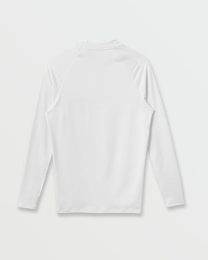 Everyday UPF 50 Long Sleeve Rashguard - White - Quick Silver