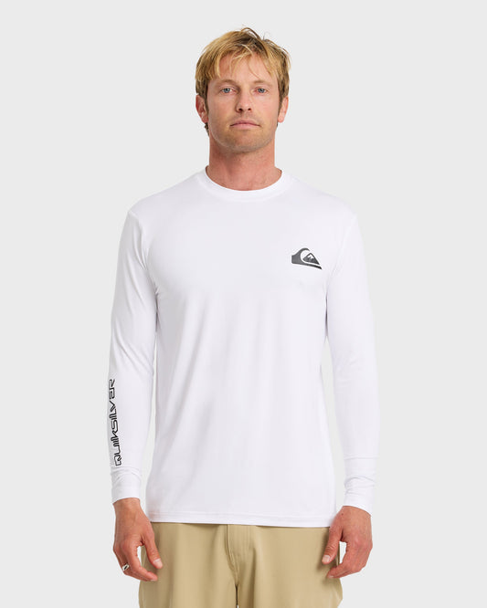 Everyday Long Sleeve Surf Tee - White - Quick Silver