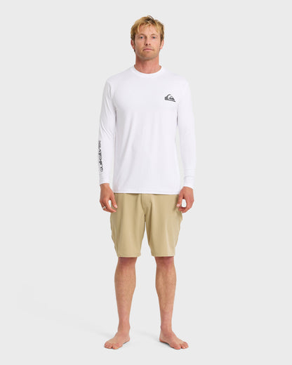 Everyday Long Sleeve Surf Tee - White - Quick Silver
