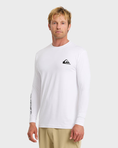 Everyday Long Sleeve Surf Tee - White - Quick Silver