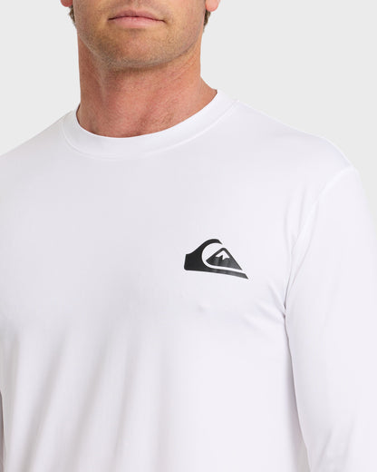 Everyday Long Sleeve Surf Tee - White - Quick Silver