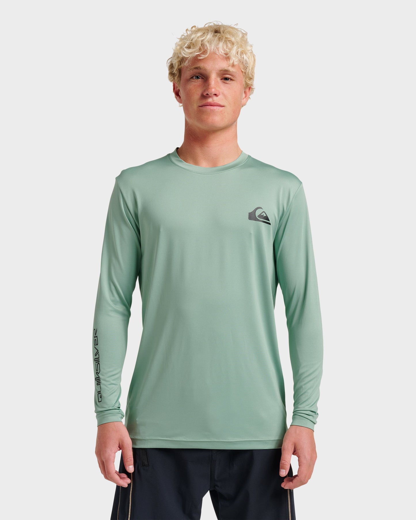 Everyday Long Sleeve Surf Tee - Granite Green - Quick Silver
