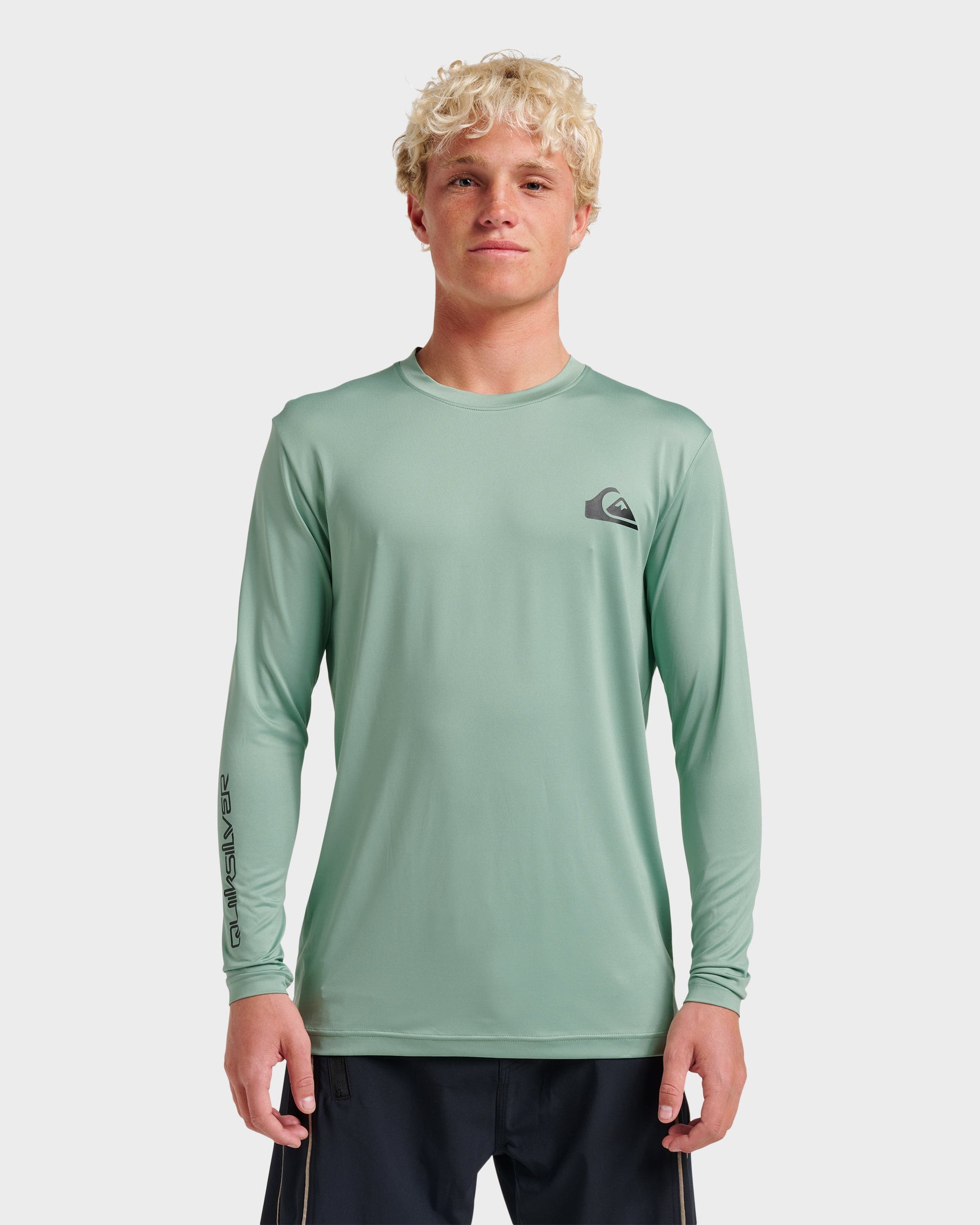 Everyday Long Sleeve Surf Tee - Granite Green - Quick Silver