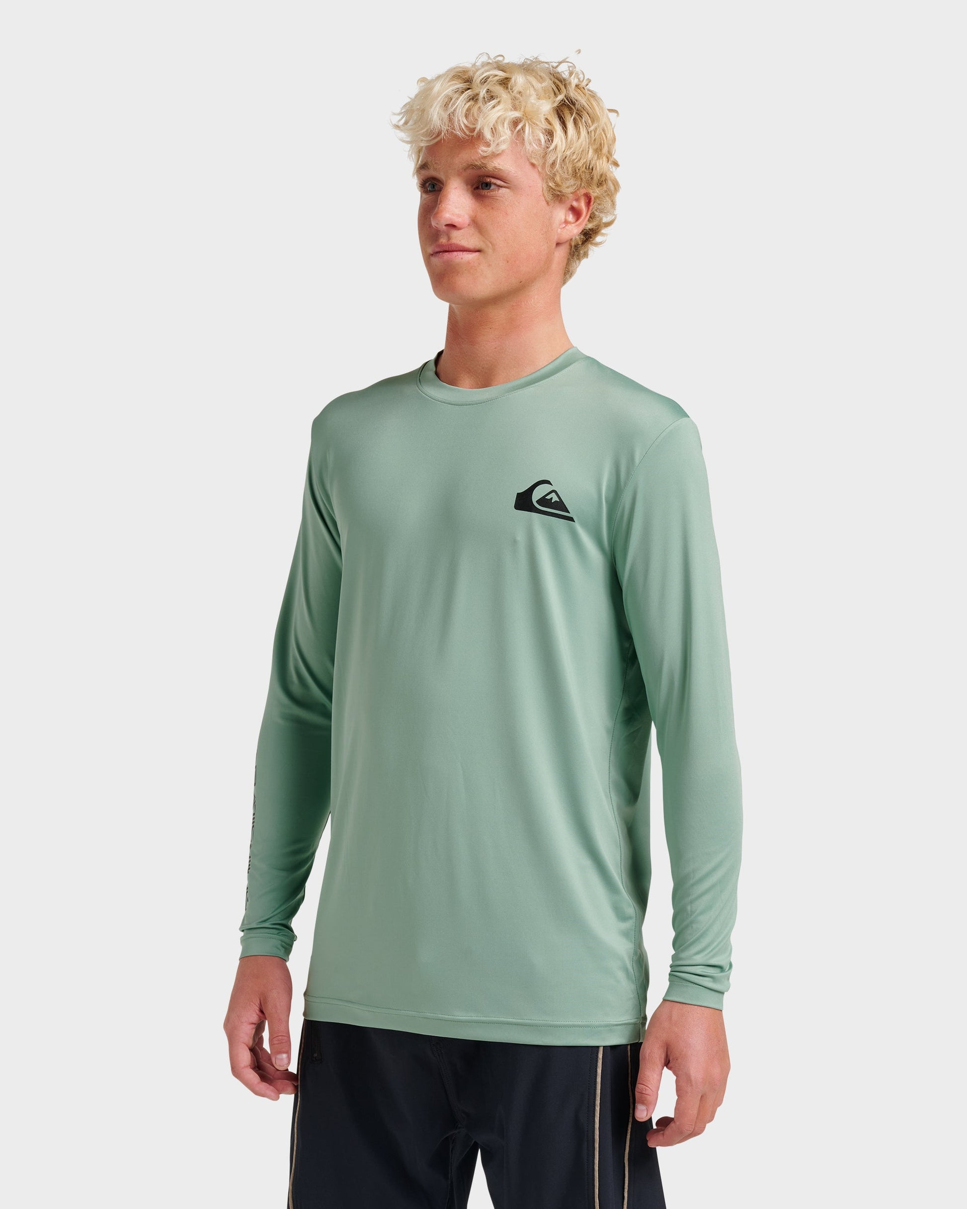 Everyday Long Sleeve Surf Tee - Granite Green - Quick Silver