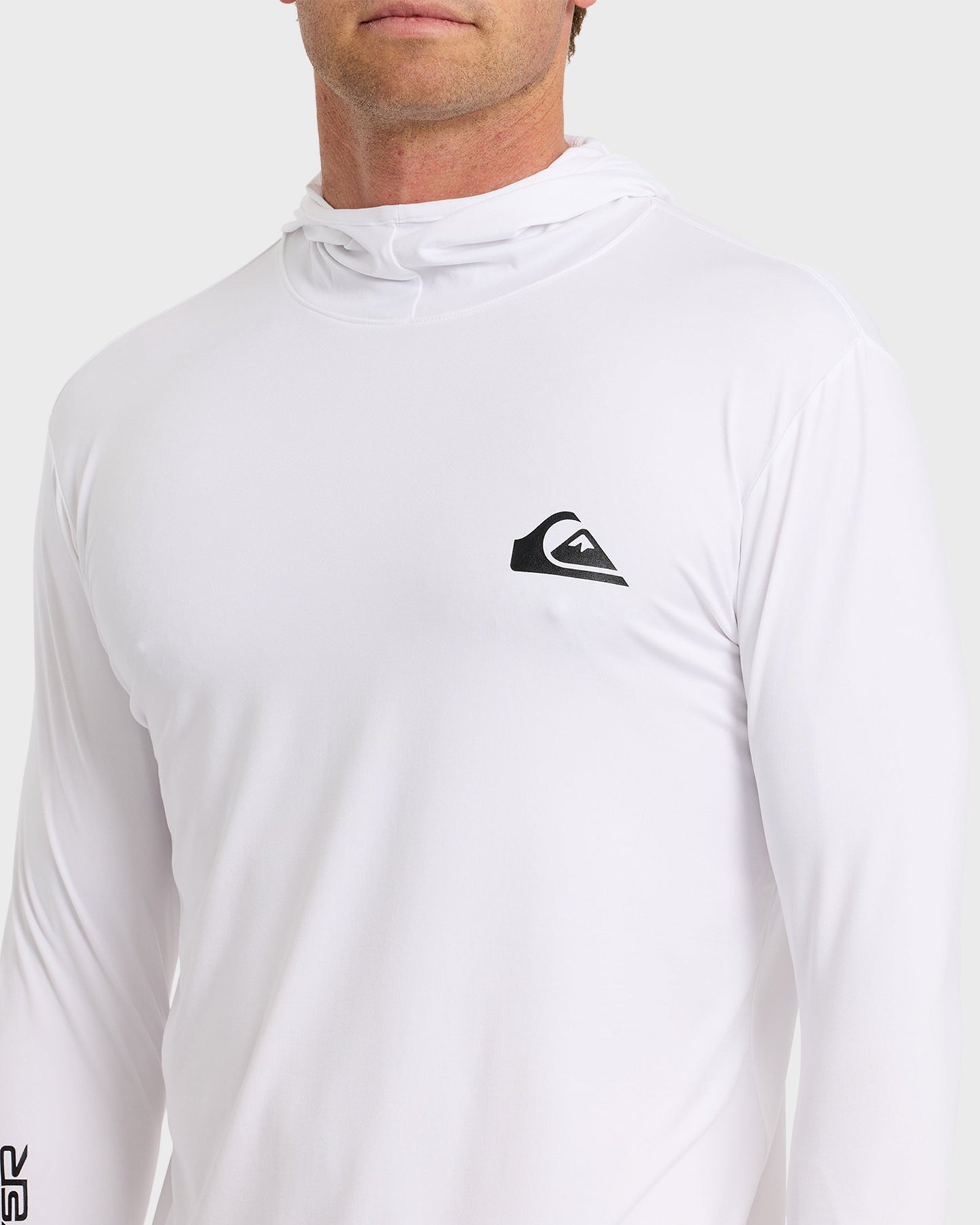 Everyday Hooded Surf Tee - White - Quick Silver